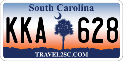 SC license plate KKA628