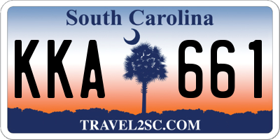 SC license plate KKA661