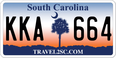 SC license plate KKA664