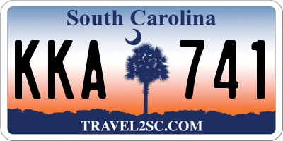 SC license plate KKA741