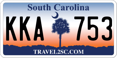 SC license plate KKA753