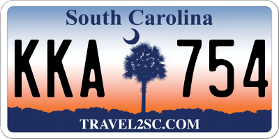 SC license plate KKA754