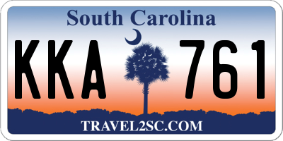 SC license plate KKA761