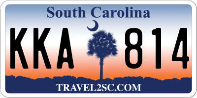 SC license plate KKA814
