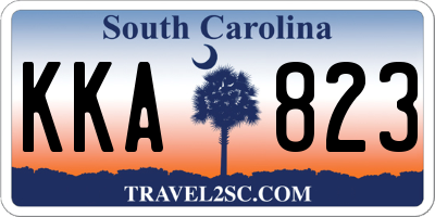SC license plate KKA823