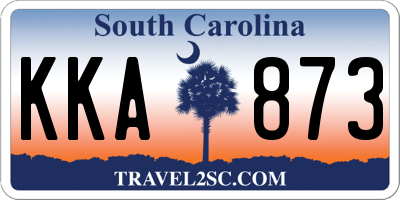 SC license plate KKA873