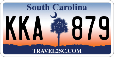 SC license plate KKA879