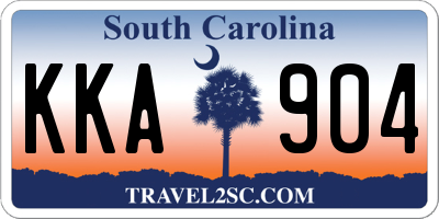 SC license plate KKA904