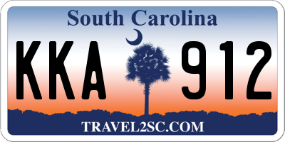 SC license plate KKA912