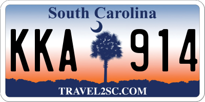 SC license plate KKA914