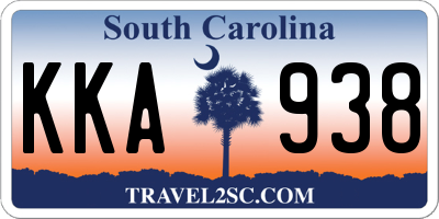 SC license plate KKA938