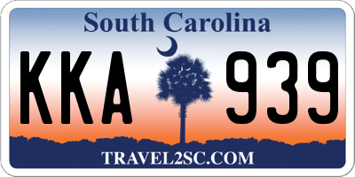 SC license plate KKA939
