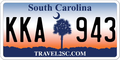 SC license plate KKA943