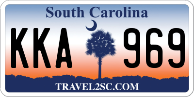 SC license plate KKA969