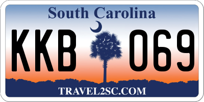 SC license plate KKB069