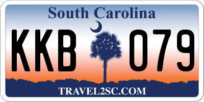 SC license plate KKB079