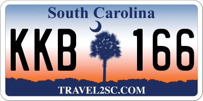 SC license plate KKB166