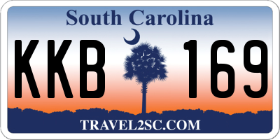 SC license plate KKB169