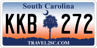 SC license plate KKB272