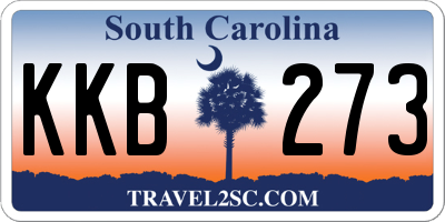 SC license plate KKB273