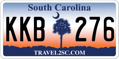 SC license plate KKB276