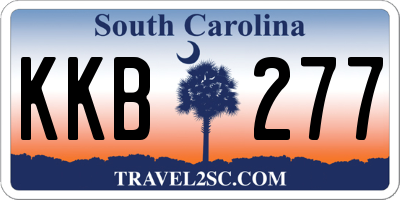 SC license plate KKB277
