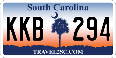 SC license plate KKB294