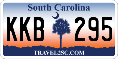 SC license plate KKB295