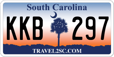 SC license plate KKB297