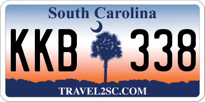 SC license plate KKB338