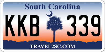 SC license plate KKB339