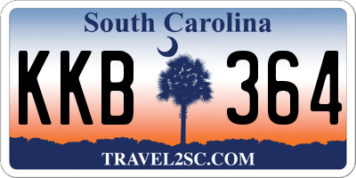 SC license plate KKB364