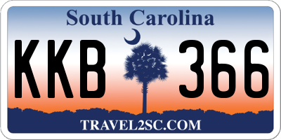 SC license plate KKB366