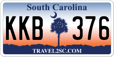 SC license plate KKB376