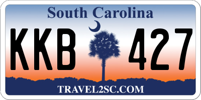 SC license plate KKB427