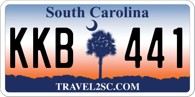 SC license plate KKB441