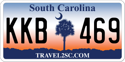 SC license plate KKB469