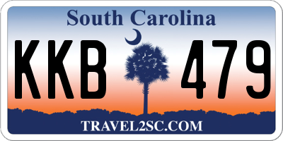 SC license plate KKB479