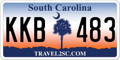 SC license plate KKB483