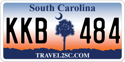 SC license plate KKB484