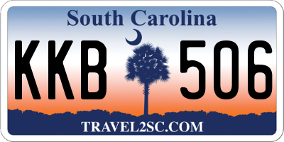 SC license plate KKB506