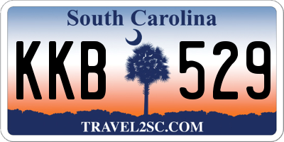 SC license plate KKB529