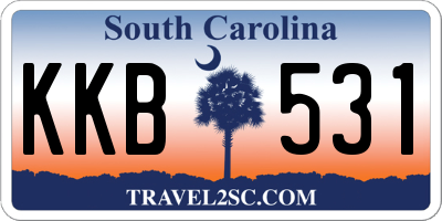 SC license plate KKB531