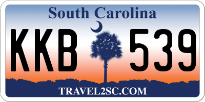 SC license plate KKB539