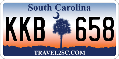 SC license plate KKB658