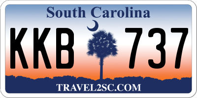 SC license plate KKB737