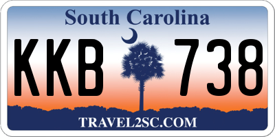 SC license plate KKB738