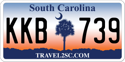 SC license plate KKB739