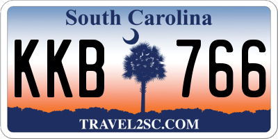 SC license plate KKB766