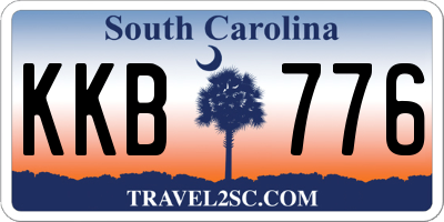 SC license plate KKB776